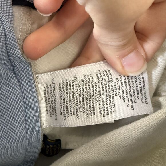 Polo Ralph Lauren Shorts Men's 40 Khaki Chino Stretch Classic Fit Cotton Blend - Picture 7 of 11